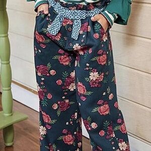 Matilda Jane Moments With You Happy Harvest Floral Pants Size 2 NWT